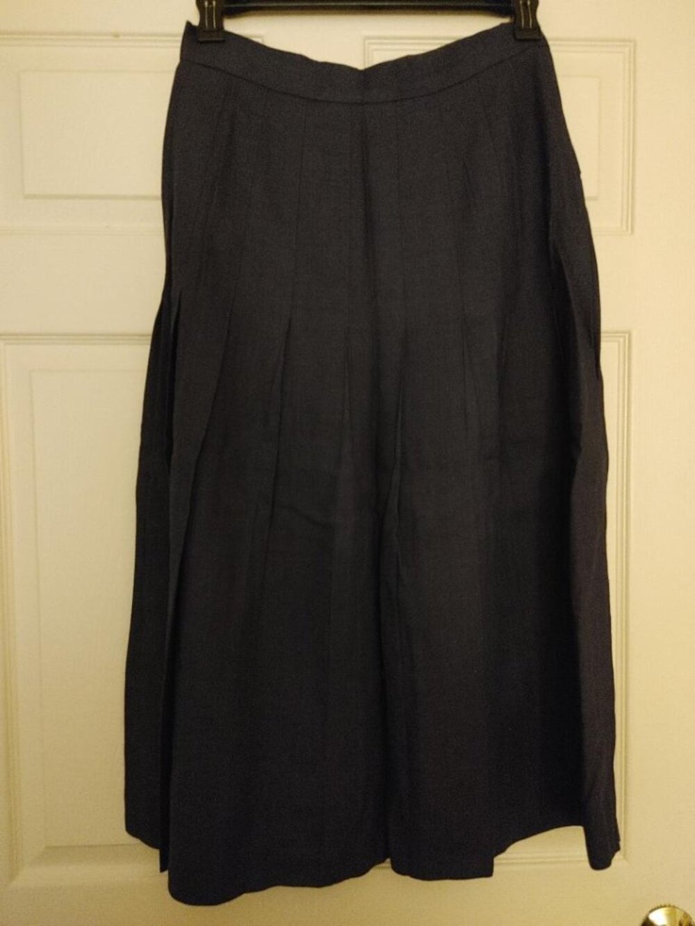 Vintage Talbots Navy Pleated Size 12 Skirt